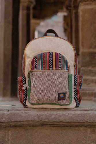 Chic Hemp Backpack Large by Buddhaland India