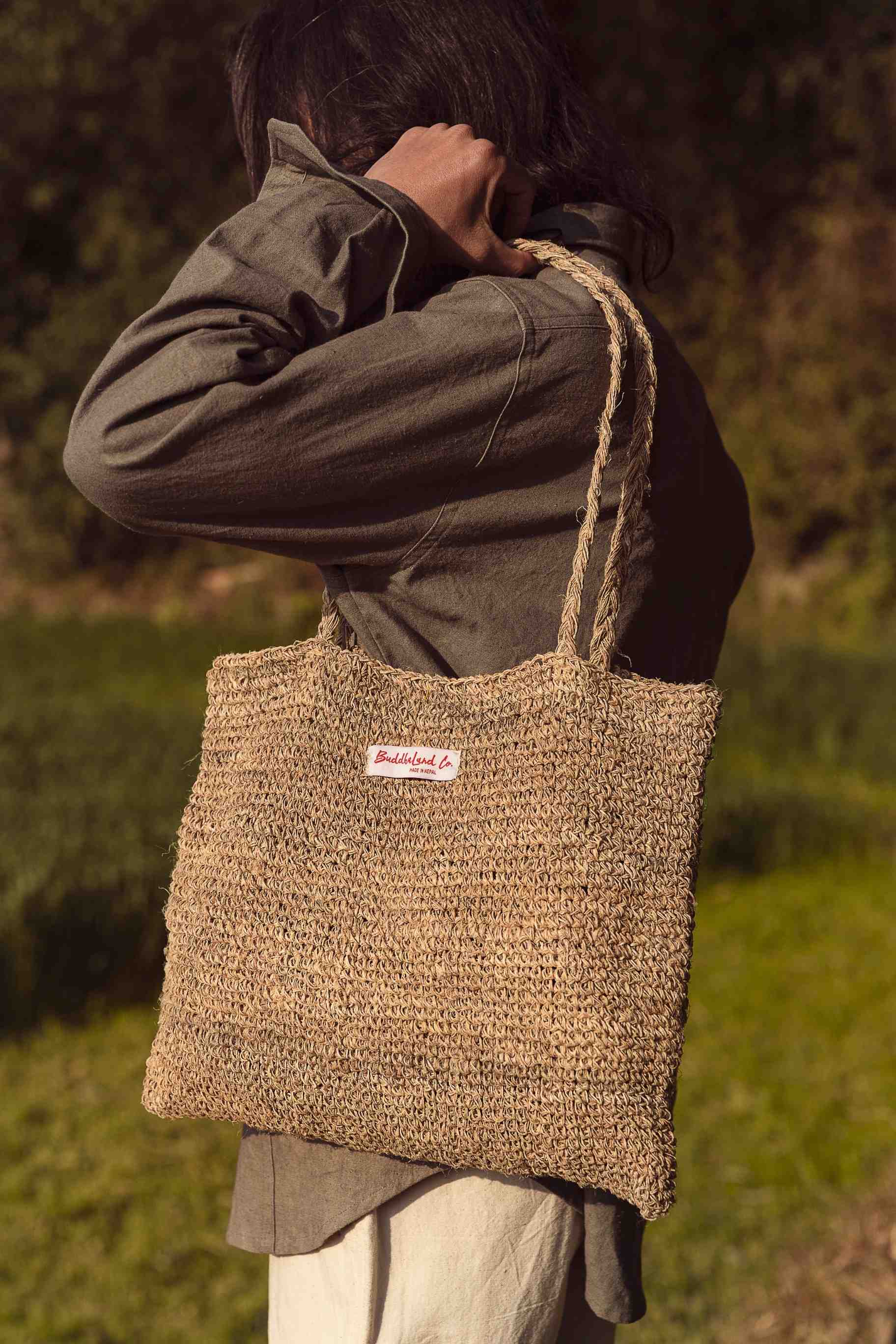 Hemp Knitted Tote - Main Image